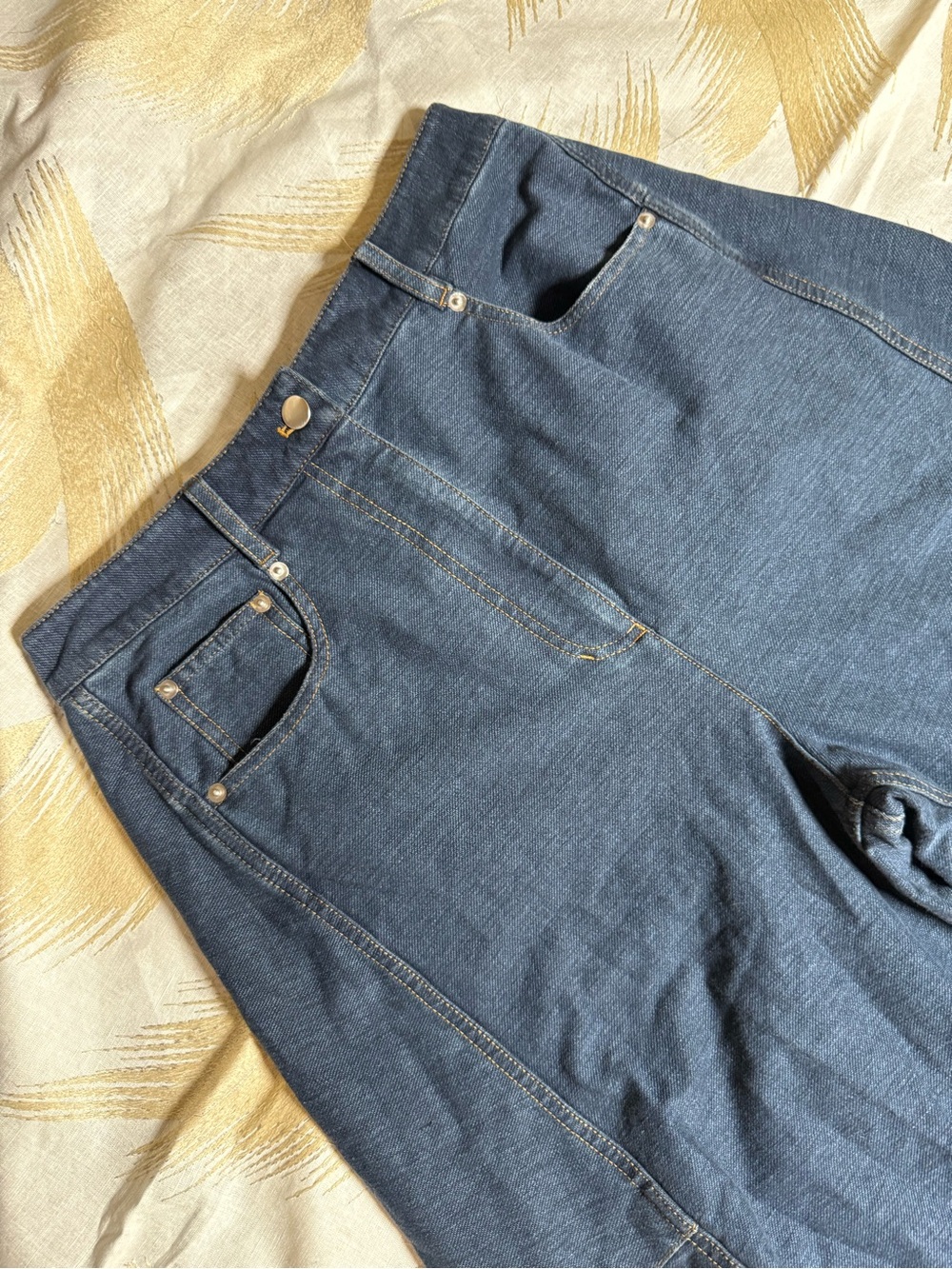 Tibi NWT Sid Dark Blue Barrel Denim Pants - Short - 26” inseam - Picture 5 of 12